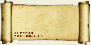 Jelisaveta Sibinović vizit kartica